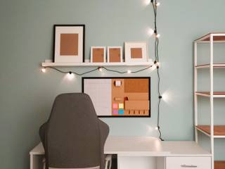 HOME OFFICE B-HOUSE diseño de interiores Estudios y bibliotecas de estilo minimalista