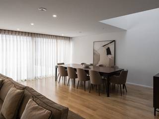 Projeto Boavista , Jota Barbosa Interiors Jota Barbosa Interiors Minimalist dining room