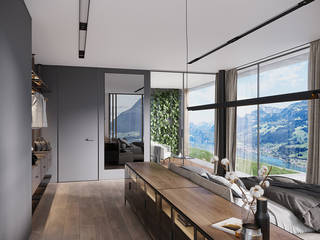 Interior visualizations of the Hof-Niederstein residential complex, Render Vision Render Vision