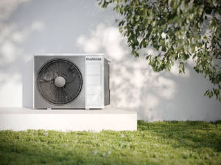 Product visualization of the Logacool air-conditioning system from Buderus, Render Vision Render Vision