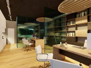 Escritório em 3D, Ana Gonçalves, Interior Designer Ana Gonçalves, Interior Designer 모던스타일 서재 / 사무실