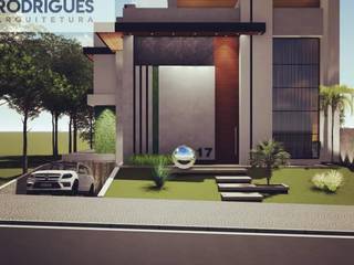 Triplex moderno E&G , Danilo Rodrigues Arquitetura Danilo Rodrigues Arquitetura บ้านเดี่ยว