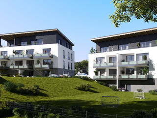 External visualization of a residential project in Beltershausen, Render Vision Render Vision