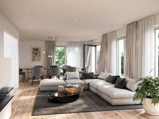 Interior visualization of the R33 villas near Munich, Render Vision Render Vision