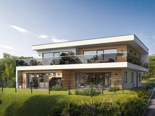 Exterior visualization of the Panorama living oasis in Gleisdorf, Render Vision Render Vision