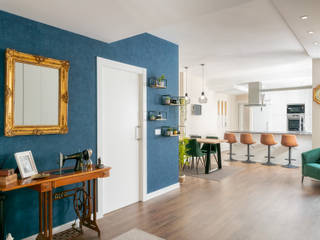 LA CASA AZUL, MIREN RUIZ INTERIORISMO MIREN RUIZ INTERIORISMO Klassische Esszimmer
