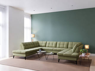 U-Sofa Nodic-Design Casarista Skandinavische Wohnzimmer Grün Sofa nach maß, Sofa selbst zusammenstellen, Sofa-Konfigurator, Sofa konfigurieren, Couch, Wohnlandschaft, U-Sofa grün, Sofa, Couch