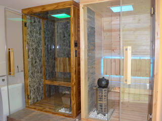 . BIENESTAR Y DESCANSO | CHÍA ., BOHER Saunas & Baños Turcos BOHER Saunas & Baños Turcos 러스틱스타일 욕실 우드 우드 그레인