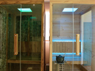 . BIENESTAR Y DESCANSO | CHÍA ., BOHER Saunas & Baños Turcos BOHER Saunas & Baños Turcos 러스틱스타일 욕실 우드 우드 그레인