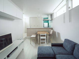 ニッチハウス, 建築設計事務所 KADeL 建築設計事務所 KADeL Modern Living Room