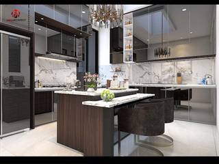 AJ House (Kitchen & Dining Room), Lims Architect Lims Architect وحدات مطبخ