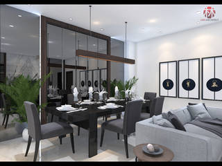 AJ House (Kitchen & Dining Room), Lims Architect Lims Architect غرفة السفرة
