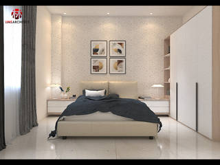 AJ House (Bedroom), Lims Architect Lims Architect ห้องนอนขนาดเล็ก