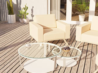 Outdoor-Lounge, Casarista Casarista Modern balcony, veranda & terrace