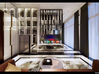 Mr.H Master room ( Jakarta ), Lims Architect Lims Architect ห้องนอนขนาดเล็ก