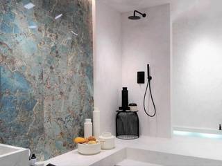 Bagni Bathrooms, Fabiola Ferrarello Fabiola Ferrarello Bagno in stile classico Marmo Bianco