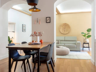 Calçada do Garcia Apartment (Serviced) - Lisbon, MUDA Home Design MUDA Home Design 모던스타일 다이닝 룸