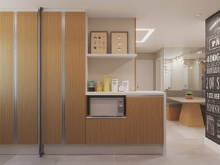 COZINHA INTEGRADA COM A SALA, Liliane Sant'Anna - Arquitetura Liliane Sant'Anna - Arquitetura Kitchen units