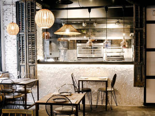 Restaurante Grupo La Cocina de Lola. Chueca, DOSALCUBO OBRAS Y PROYECTOS DOSALCUBO OBRAS Y PROYECTOS พื้นที่เชิงพาณิชย์