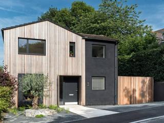 1960’s Remodelled House, Mark Hazeldine Photography Mark Hazeldine Photography Casas de madera Madera Acabado en madera