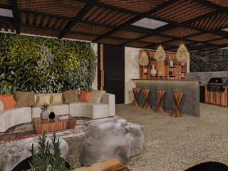 Rooftop - Origins - Mérida, Yuc., MAD Creative Corp MAD Creative Corp Tropical style balcony, veranda & terrace Concrete