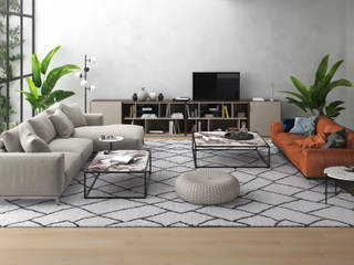 Marouk Collection, Mischioff AG Mischioff AG أرضيات صوف Orange