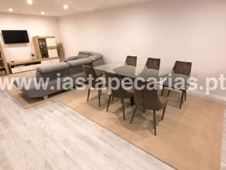 Casa Particular, Vila do Conde, IAS Tapeçarias IAS Tapeçarias Modern dining room Textile Amber/Gold
