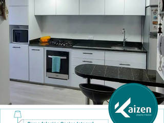 Remodelación Cocina Integral, Kaizen diseño interior Kaizen diseño interior Built-in kitchens