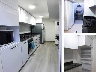 Remodelación Cocina Integral, Kaizen diseño interior Kaizen diseño interior Ankastre mutfaklar