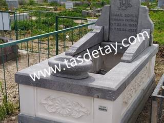 CNC İşlemeli Mezarlar, Taş Detay Taş Detay Modern Evler Mermer