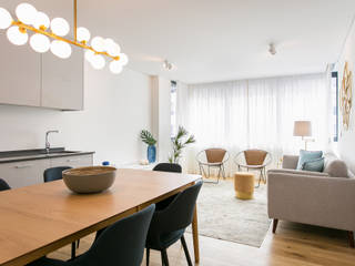 Apartamento T1 para aluguer em Lisboa, Marta Maria Pereira, Unipessoal, LDA Marta Maria Pereira, Unipessoal, LDA Modern Yemek Odası