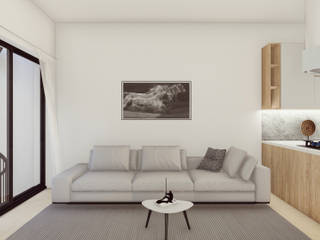 Figueira da Foz | Estúdio Interiores, Escala Absoluta Escala Absoluta Modern living room