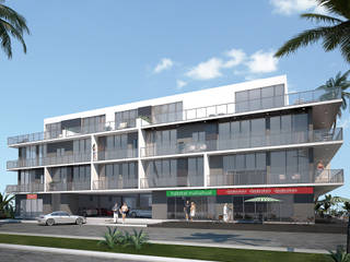 Hotel Malecón de Mahahual, DM Studio Architects DM Studio Architects Bedrijfsruimten