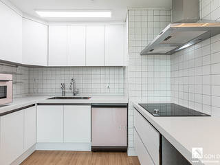 대림 아크로텔 30py, 곤디자인 (GON Design) 곤디자인 (GON Design) Cocinas modernas: Ideas, imágenes y decoración