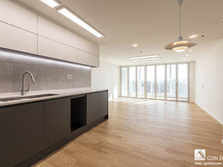 신정 e-편한세상 33py, 곤디자인 (GON Design) 곤디자인 (GON Design) Moderne keukens