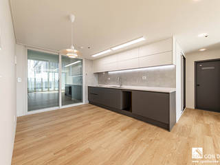 신정 e-편한세상 33py, 곤디자인 (GON Design) 곤디자인 (GON Design) Modern Kitchen