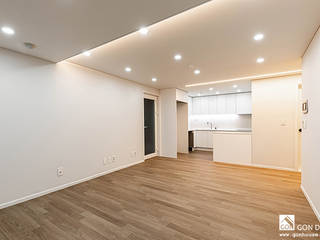 온수 힐스테이트 24py, 곤디자인 (GON Design) 곤디자인 (GON Design) Modern Living Room
