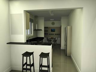 Reforma residencial em Ribeirão Preto, vmcs Arquitetura vmcs Arquitetura Kitchen