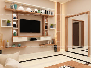 TV UNITS DESIGNS , Home center interiors Home center interiors Ruang Keluarga Modern Kayu Lapis