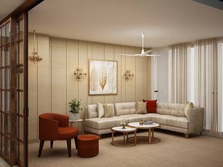 Omaxe, Noida, Shruti Sodhi Interior Designs Shruti Sodhi Interior Designs Livings de estilo moderno