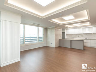 마포 영화블렌하임 51py, 곤디자인 (GON Design) 곤디자인 (GON Design) Living room
