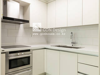 목동 진도 2차 아파트 25py, 곤디자인 (GON Design) 곤디자인 (GON Design) Cocinas de estilo minimalista