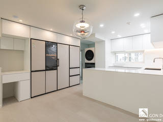 문래 한신 아파트 38py, 곤디자인 (GON Design) 곤디자인 (GON Design) Dapur Modern