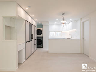 문래 한신 아파트 38py, 곤디자인 (GON Design) 곤디자인 (GON Design) Cucina moderna