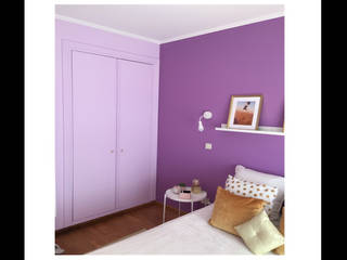 Quarto de menina, ACosta pintura de interiores ACosta pintura de interiores Classic style bedroom Pink