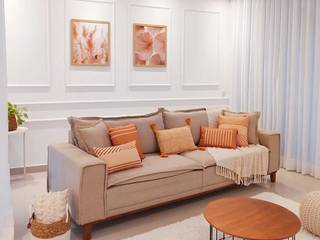 Projeto de Interior - Sala Contempôranea, EM_Arquitetura EM_Arquitetura Livings de estilo clásico