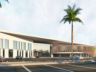 Office Building Design - Jeddah KSA , THDstudio THDstudio مكتب عمل أو دراسة