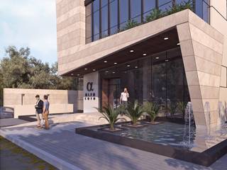 Modern Medical Building Design - Cairo, Egypt , THDstudio THDstudio Commercial spaces