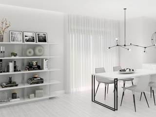 Moradia Contrastes (Design de Interiores), NURE Interiores NURE Interiores Modern dining room
