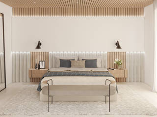 Casa serena (Design de Interiores), NURE Interiores NURE Interiores Moderne Schlafzimmer